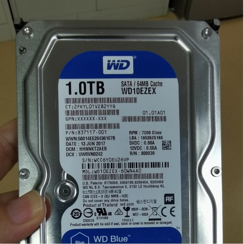 旧硬盘，机械盘1TB